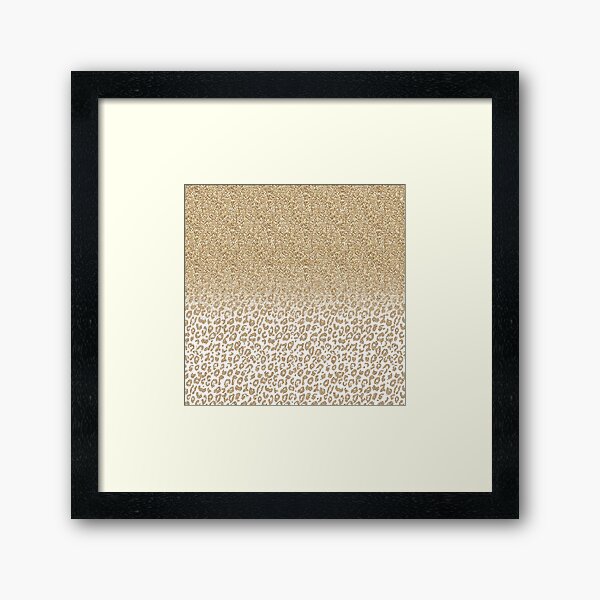 Item preview, Ombre con estampado de leopardo y brillo dorado a la moda designed and sold by InovArtS.