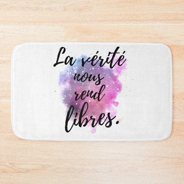Item preview, La Verite Nous Rend Libres - French quote designed and sold by Bebichic.