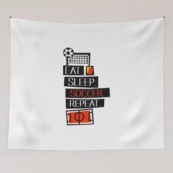 Item preview, Eat Sleep Soccer Repeat  designed and sold by samer11.