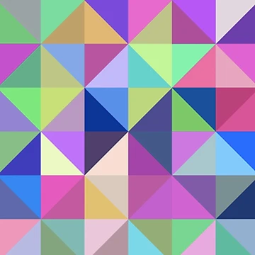 Artwork thumbnail, Color Triangle Pattern by ThoseFandomss