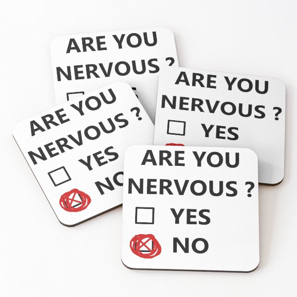 Item preview, ARE YOU NERVOUS designed and sold by themd-haendler.