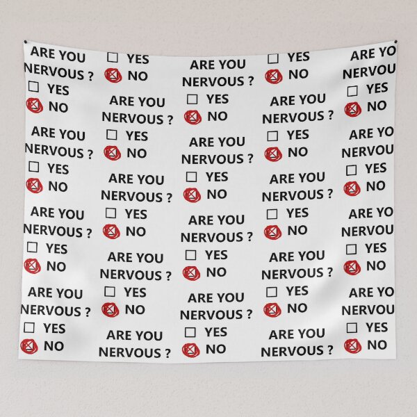 Item preview, ARE YOU NERVOUS designed and sold by themd-haendler.