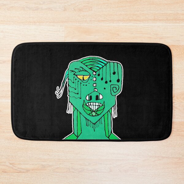 Item preview, Cyber Punk Snake Man Portrait Drawing designed and sold by DFLC Prints.