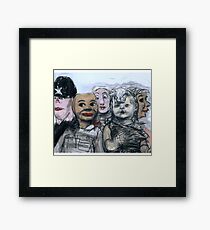 call the cops! Framed Print