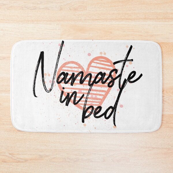 Item preview, Namaste in bed - Yoga slogan designed and sold by Bebichic.