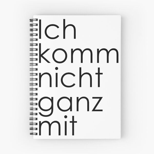 Item preview, Ich komm' nicht ganz mit | Schwarzer Schriftzug designed and sold by Dator.