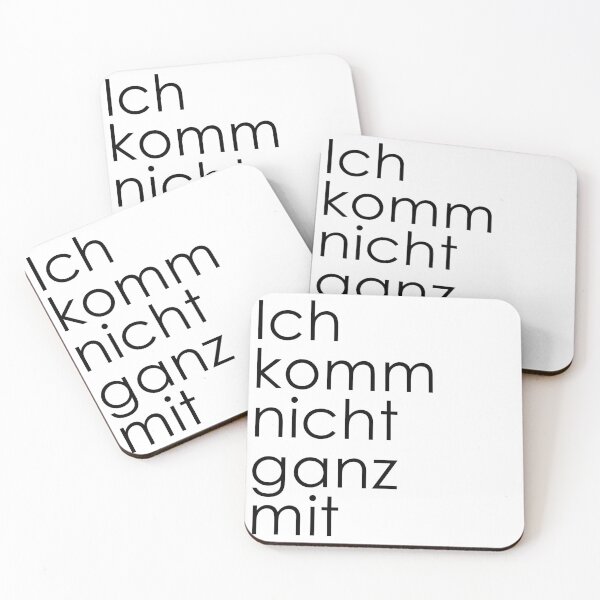 Item preview, Ich komm' nicht ganz mit | Schwarzer Schriftzug designed and sold by Dator.
