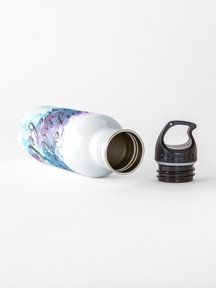 Alternate view of Perfect Day To Be Happy Spanish Quote Water Bottle