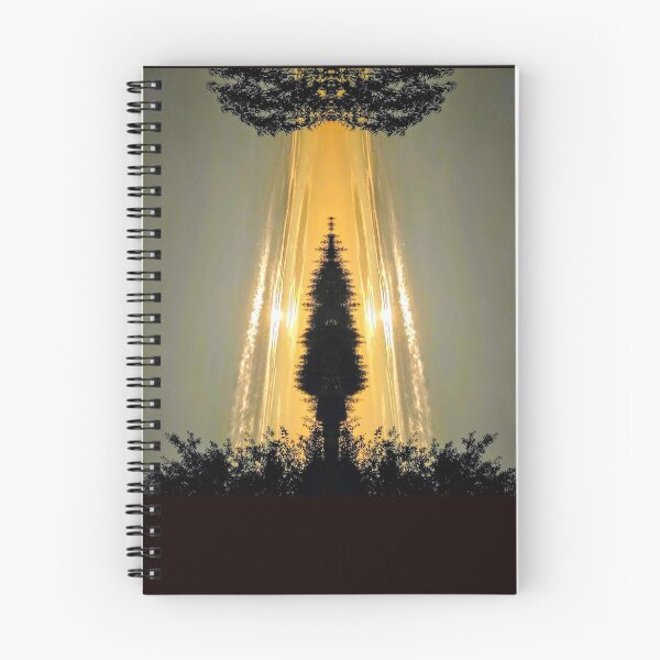 Item preview, Golden ray of light on the pine tree designed and sold by Ioka.