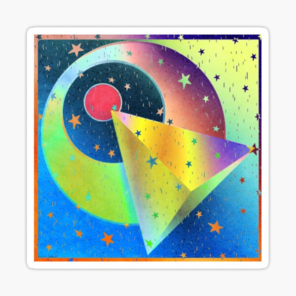Vulcan IDIC Pop Art II - Light Sticker