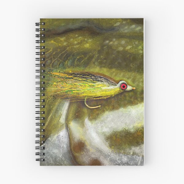 Item preview, Clouser Minnow Smallmouth Bass Painting  designed and sold by fishweardesigns.