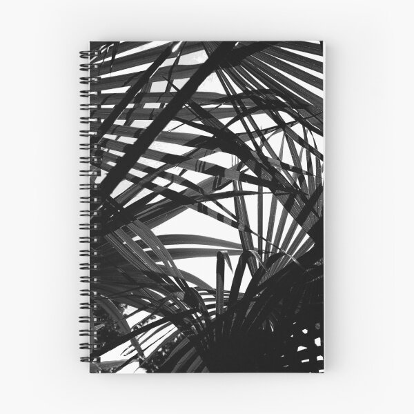 Item preview, Palm leaves Black and White designed and sold by Bebichic.