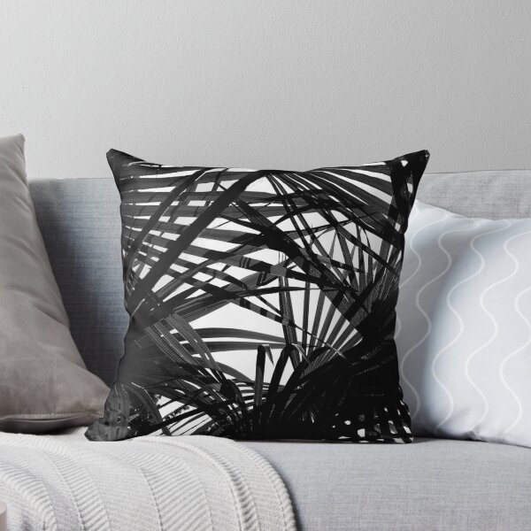 Item preview, Palm leaves Black and White designed and sold by Bebichic.