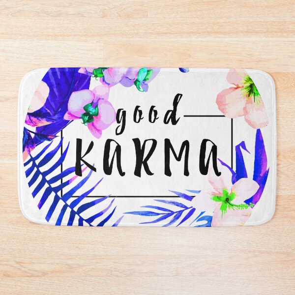 Item preview, Good Karma Mantra Tropical Flowers Jungle designed and sold by Bebichic.