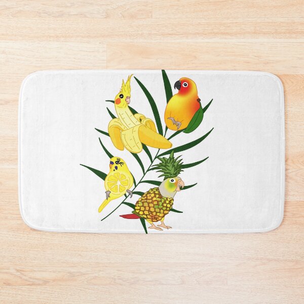 Item preview, aesthetic birb fruit doodles designed and sold by FandomizedRose.