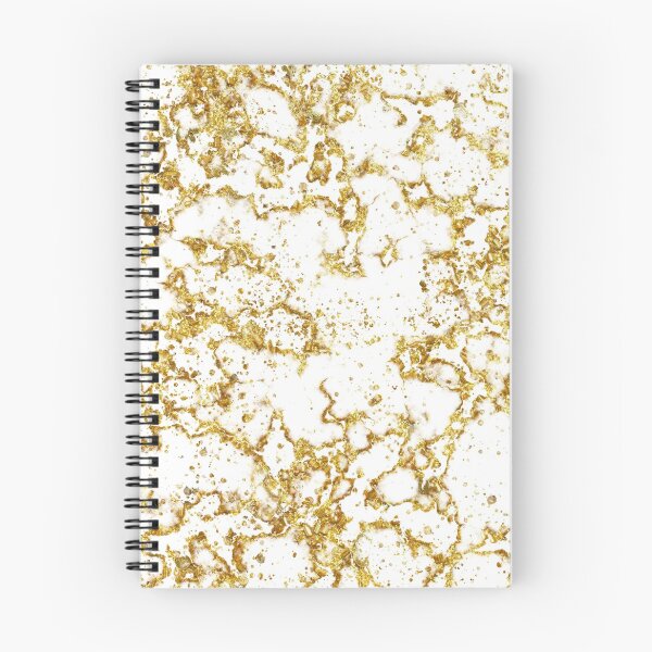 Item preview, Gold White Marble Confetti designed and sold by art-in-a-bottle.