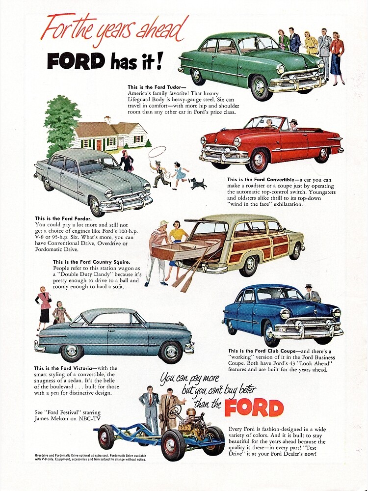 1951 Ford Model Line-up by liesjes
