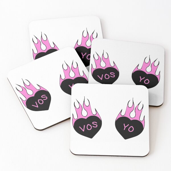 Item preview, You Me Hearts on Fire Tatto Pink Fluor designed and sold by RosedesignArt.