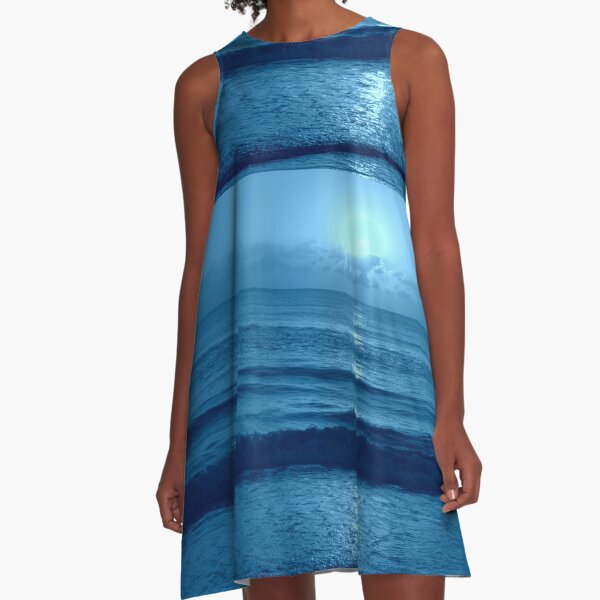 Blue Sunrise A-Line Dress