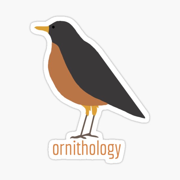 Ornithology Sticker Sticker