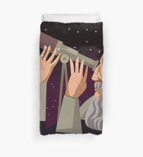 galileus watching the sky Duvet Cover