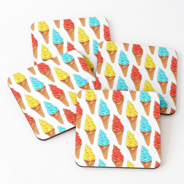Item preview, Rainbow Ice Cream Pattern designed and sold by Kelly  Gilleran.