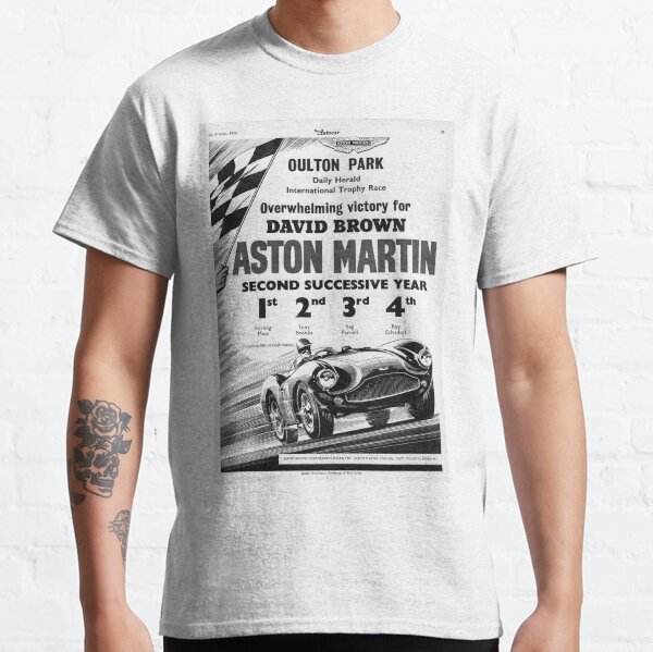 The Autocar Aston Martin DBS3 race car advertisement from 1956 Classic T-Shirt