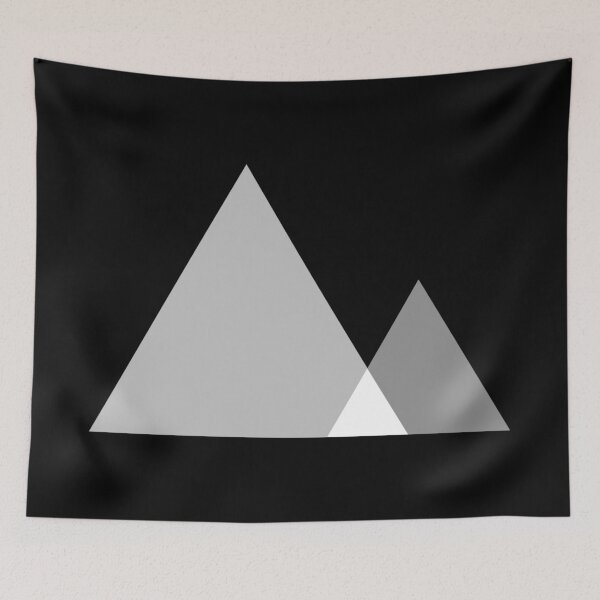 Item preview, Minimalist Geometric Mountains designed and sold by ijoshtherefore.