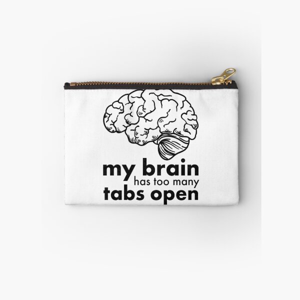 Item preview, Funny Multi Tasker Brain Mentally Drained Novelty Gift designed and sold by ripsydesigns.