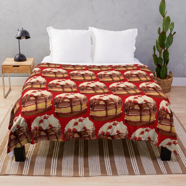 Item preview, Chocolate Raspberry Cake Pattern designed and sold by Kelly Gilleran.