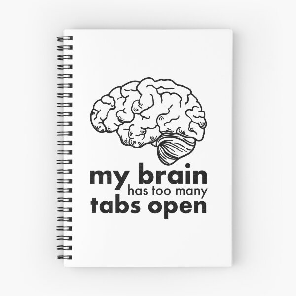 Item preview, Funny Multi Tasker Brain Mentally Drained Novelty Gift designed and sold by ripsydesigns.