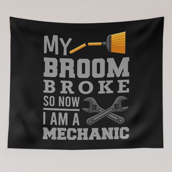 Item preview, Mechanic witches broom designed and sold by tonstan.