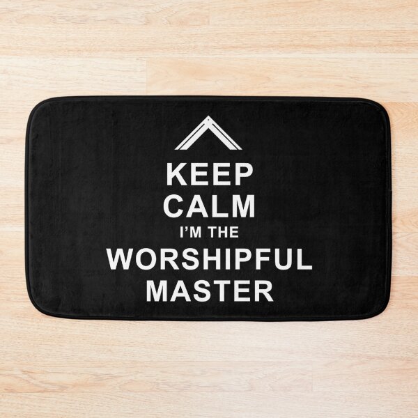 Item preview, Freemason Keep Calm I'm the Worshipful Master Masonic Worshipful Master designed and sold by MasterMasonMade.