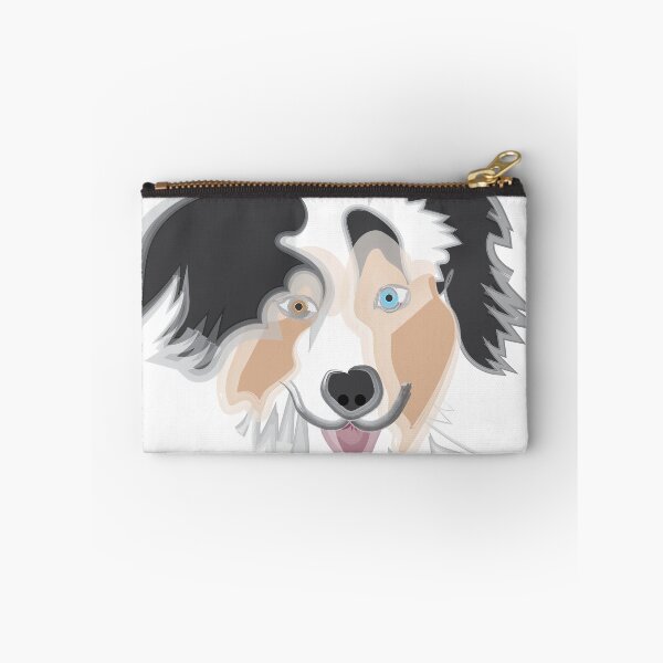 Aperçu de l'œuvre Watercolor Australian Shepard créée et vendue par moonandcat.