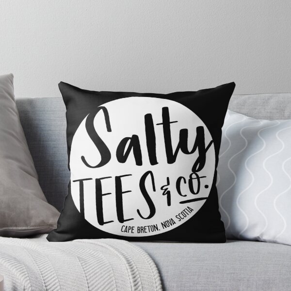 Item preview, Logotipo de Salty Tees & Co. (blanco) designed and sold by saltyteesandco.