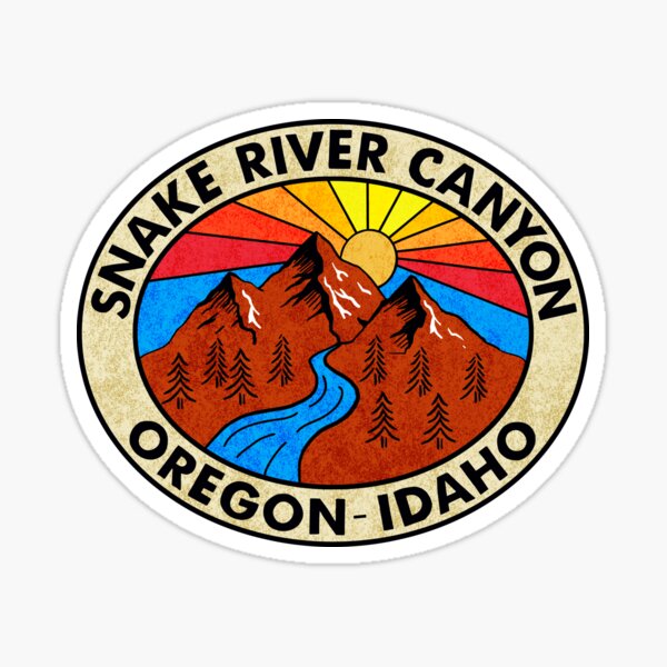 Item preview, Snake River Canyon Idaho Oregon designed and sold by DESTINATIONS DECAL.