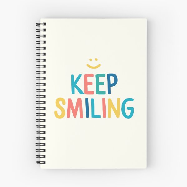 Item preview, Keep Smiling - Colorful Happy Quote designed and sold by blueskywhimsy.