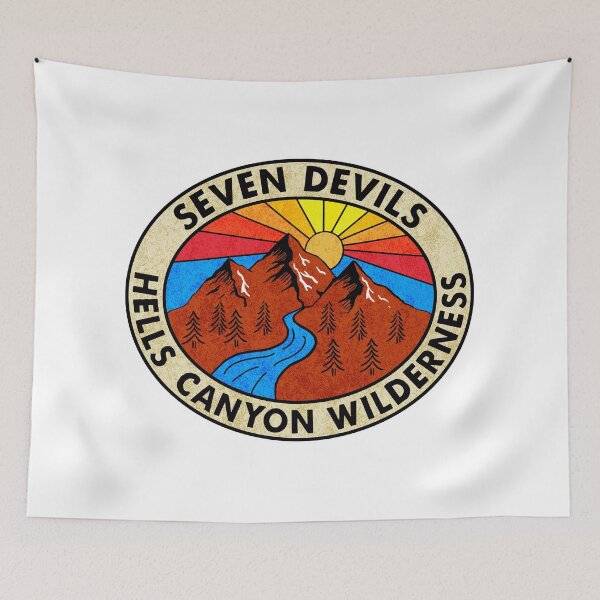 Item preview, Seven Devils Mountains Hells Canyon Wilderness Idaho Snake River  designed and sold by DESTINATIONS DECAL.