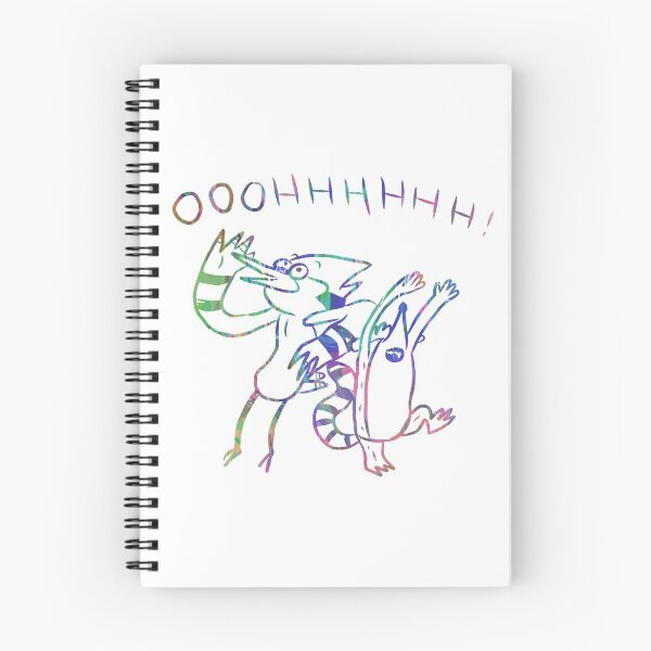 Item preview, "¡OOOHHH!" Mordecai y Rigby - Un Show Más designed and sold by RoserinArt.