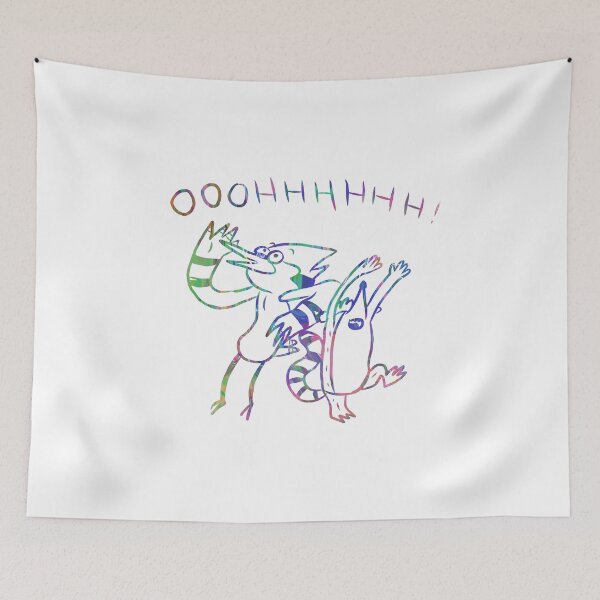 Item preview, "OOOHHH!" Mordecai and Rigby - Regular Show designed and sold by RoserinArt.