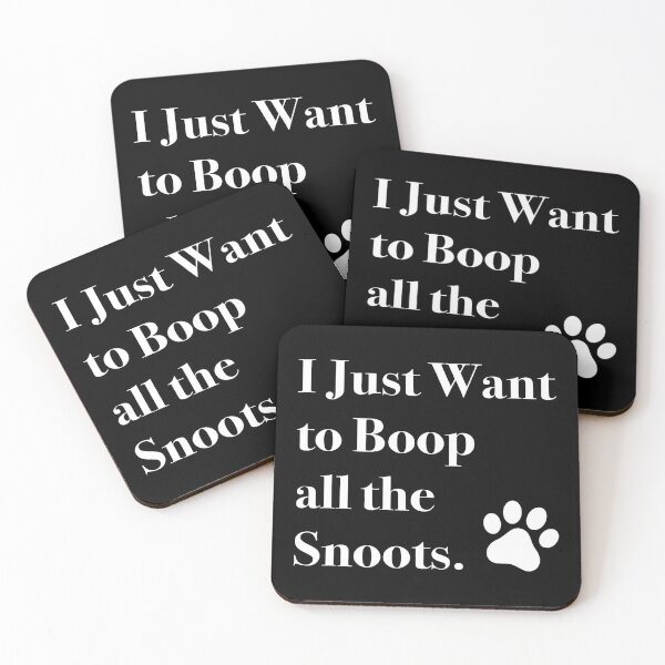 Item preview, I Just Want to Boop All the Snoots - Funny Gift Ideas for Dog Lovers designed and sold by traciwithani.