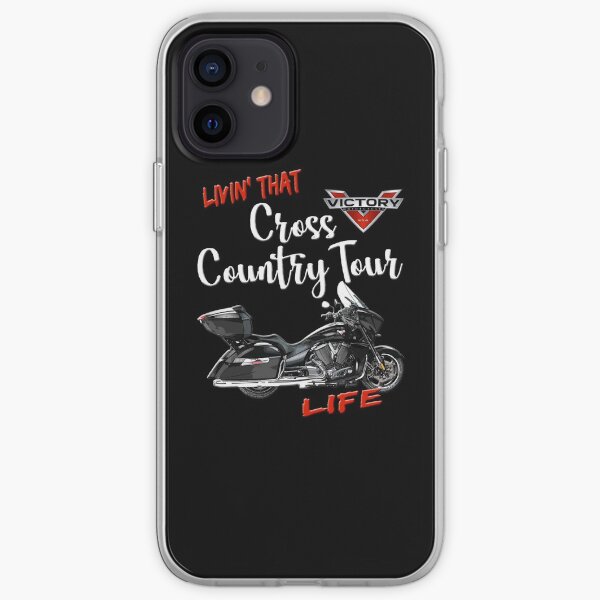 Victory Livin 'That Cross Country Tour Vie de moto Coque souple iPhone