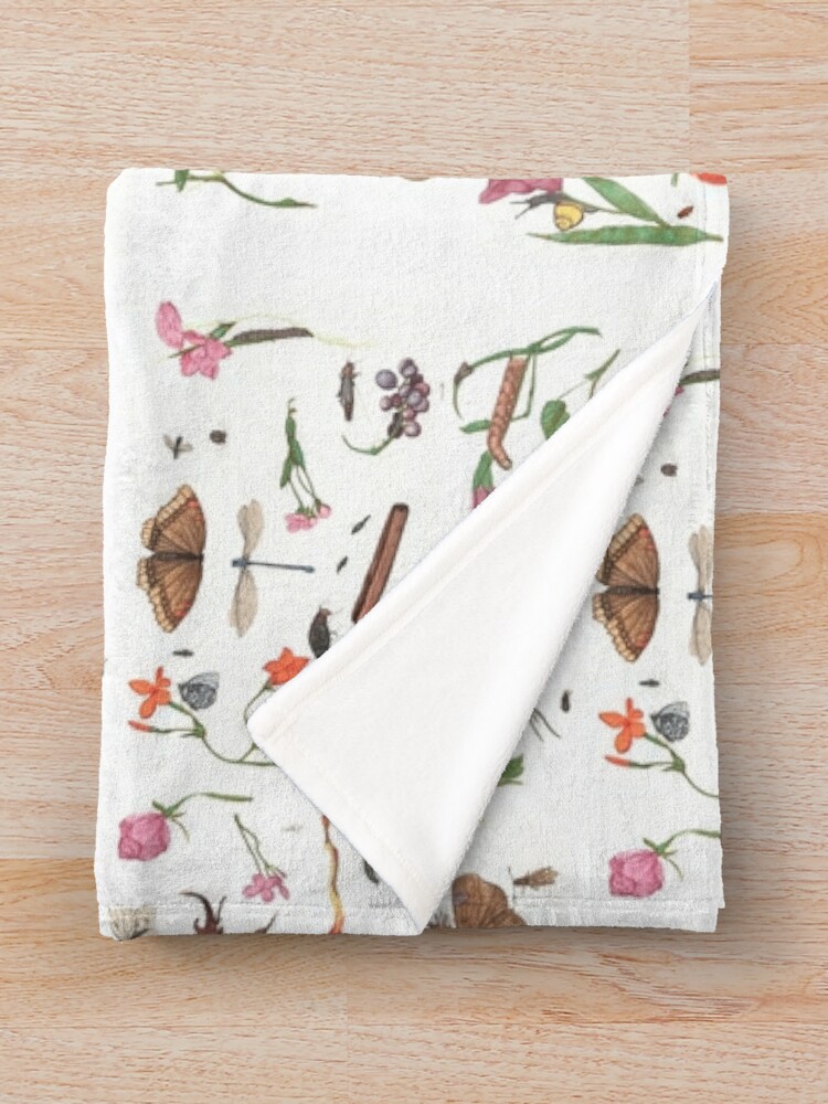 Alternate view of Common place miracles Part III -Natural History Throw Blanket