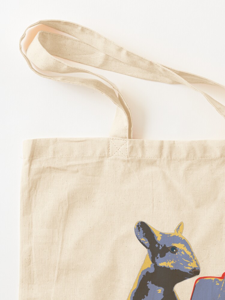 Alternate view of Book Mouse - blue Tote Bag