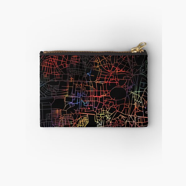 Item preview, Aleppo Syria City Street Map Dark Mode designed and sold by map-lover.