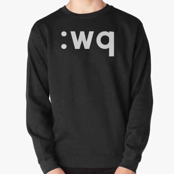 Item preview, :wq - Funny Coder Design Showing how to Save & Exit Vi/Vim - White Text designed and sold by ramiro.