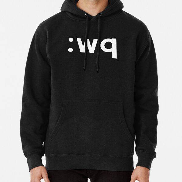 Item preview, :wq - Funny Coder Design Showing how to Save & Exit Vi/Vim - White Text designed and sold by ramiro.