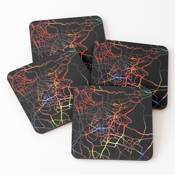 Item preview, Amman Jordan City Street Map Dark Mode designed and sold by map-lover.