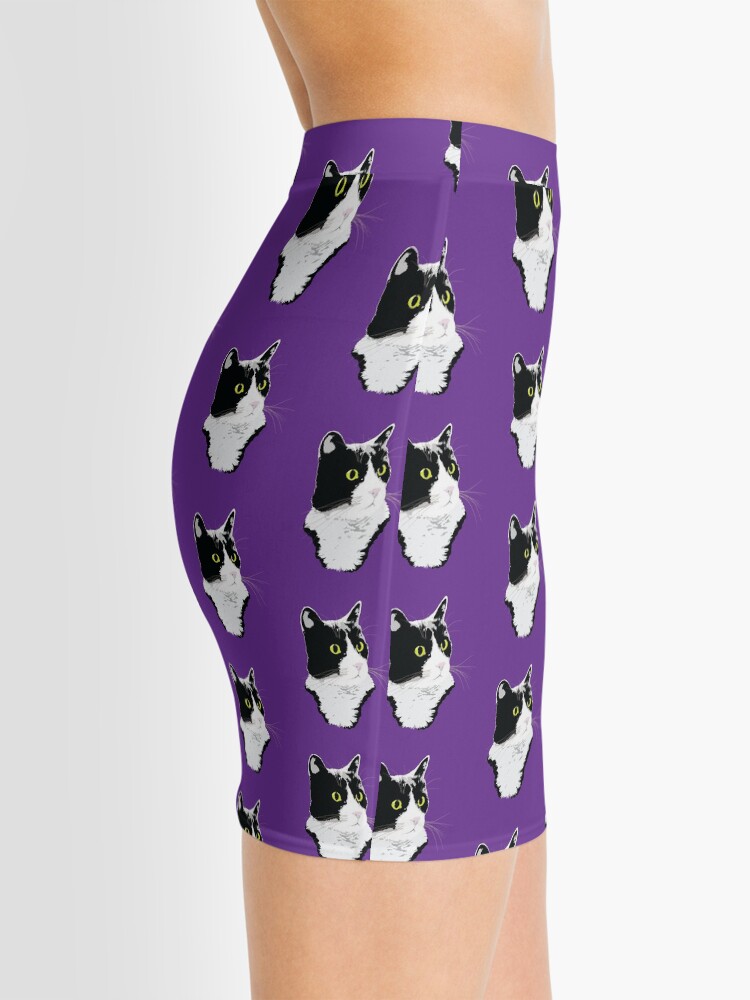 Alternate view of Regal Tuxedo Kitty Mini Skirt