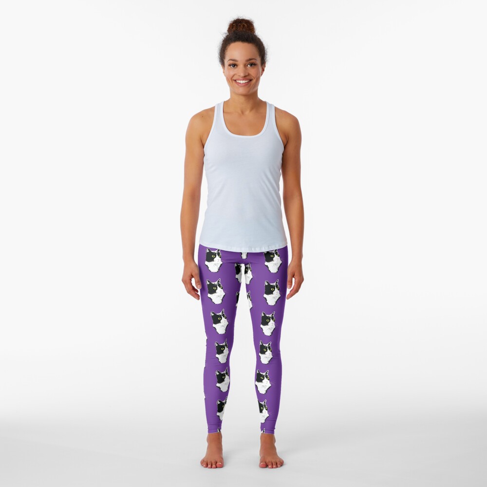 Regal Tuxedo Kitty Leggings